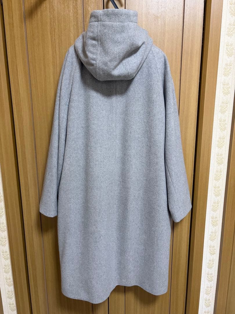 MACPHEE トゥモローランド　グレー フード付きロングコート　3way