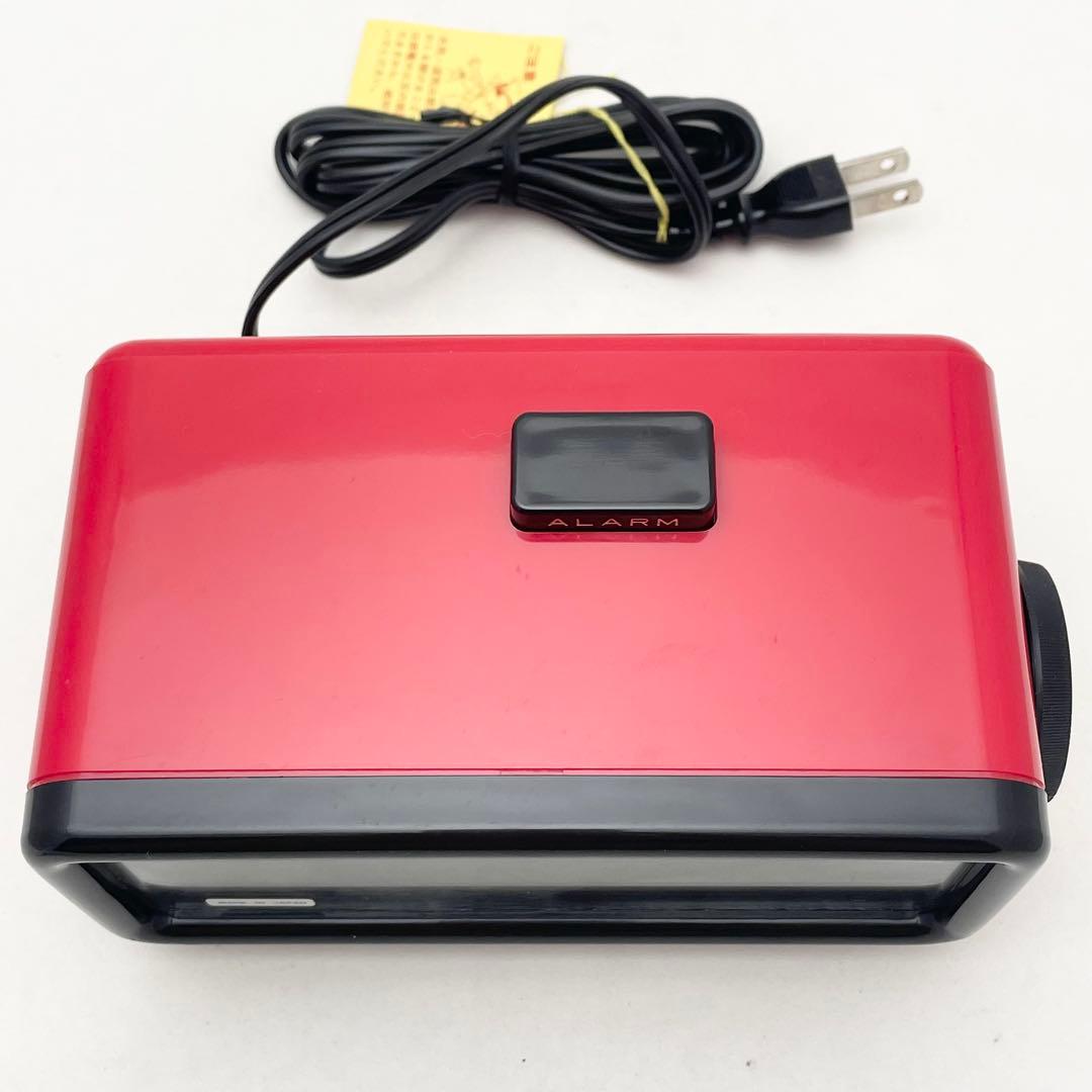 【極美品】セイコー パタパタ時計 SEIKO DP692T 赤 箱付き レトロ