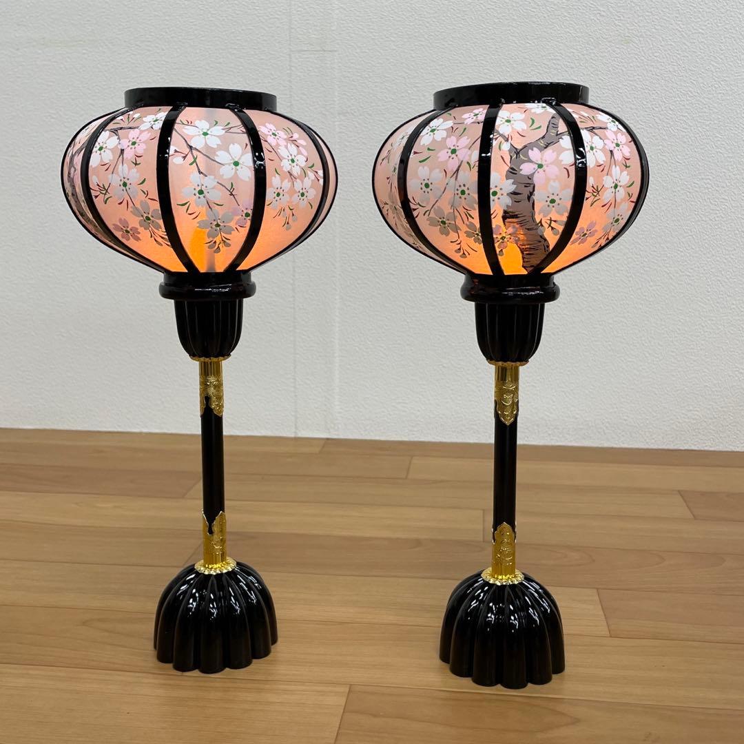 菊雛人形　桃の節句　燈薄墨桜