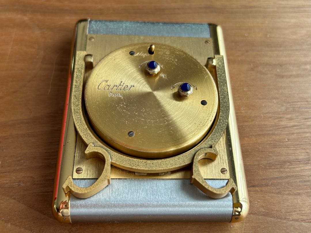 カルチェ　テーブルクロック　置時計　稼動品　保証無し　ジャンク扱い