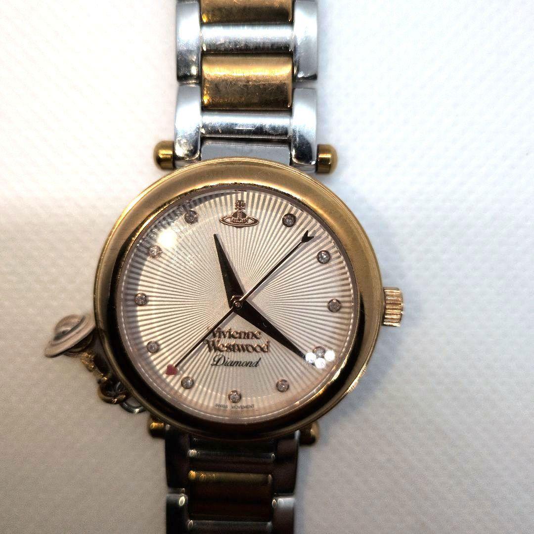 【稼動品】ヴィヴィアンウエストウッド　オーブ　レディース　チャーム 腕時計