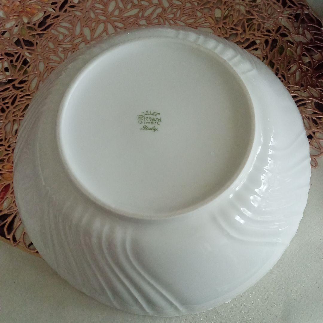 リチャードジノリ盛り皿、サラダボウル