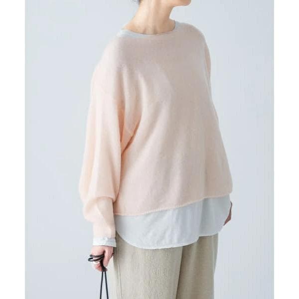 かぐれ kagure モヘヤプルオーバーニット ピンク 新品未使用