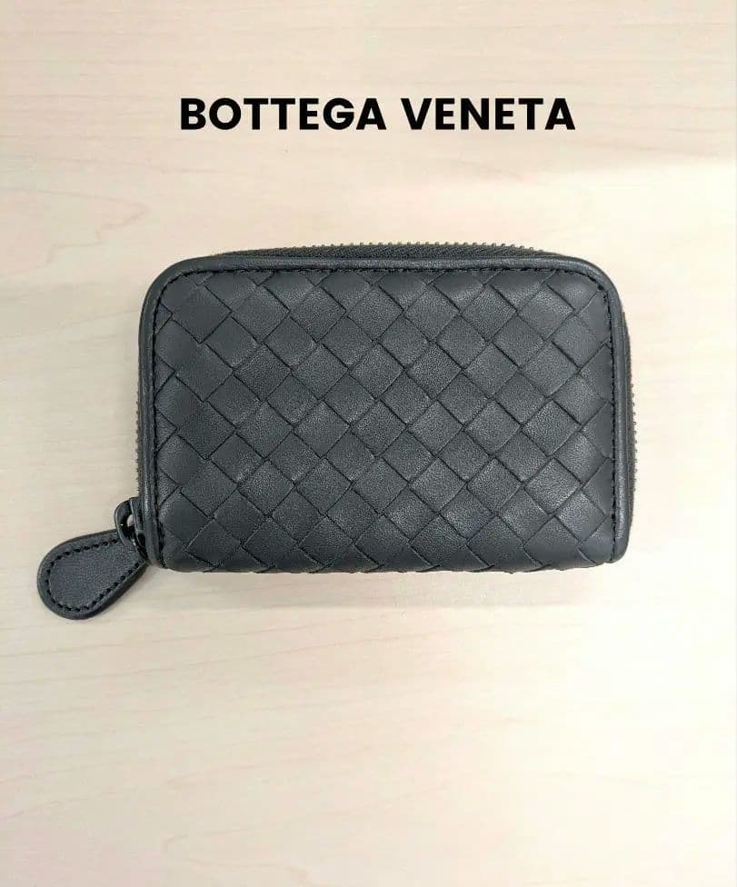 【美品】ボッテガヴェネタ インテレチャート ケース グレー 箱袋付き