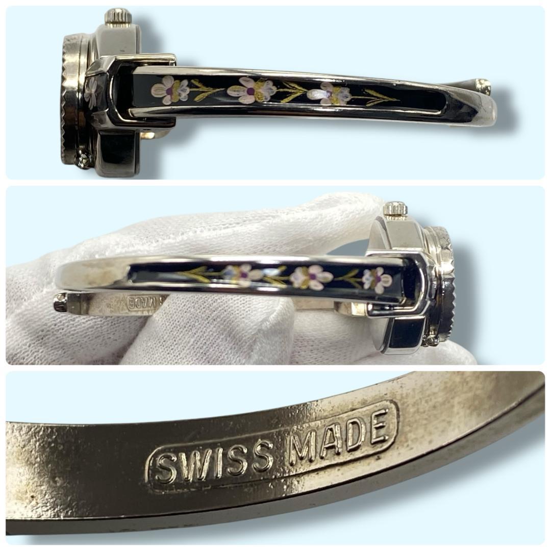 《美品 稼働品》 アンドレムッシュ レディース腕時計 バングルウォッチ クオーツ