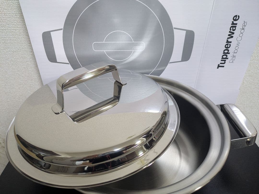 新品★Tupperware 両手鍋 21cm 2.7L★レインボークッカーⅡ