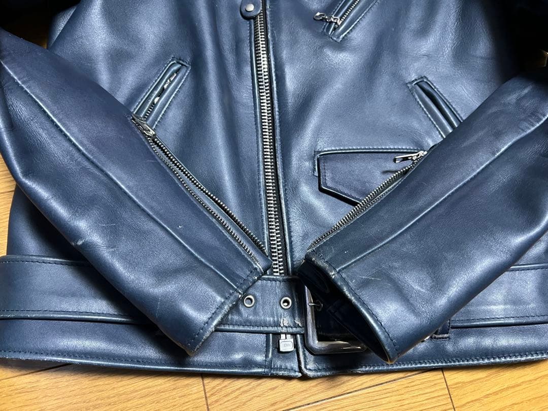 希少ネイビー Schott 613UST ワンスター 38 LONG TALL