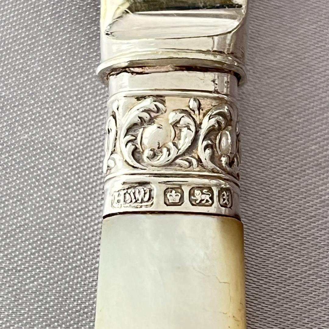 【Lee & Wigfull 】【白蝶貝 / 純銀継手】デザートセット