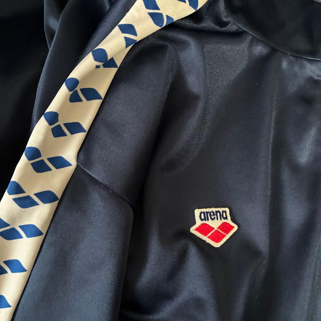 アリーナ arena ネイビー ジャージ上下セット メンズ スポーツウェア 紺
