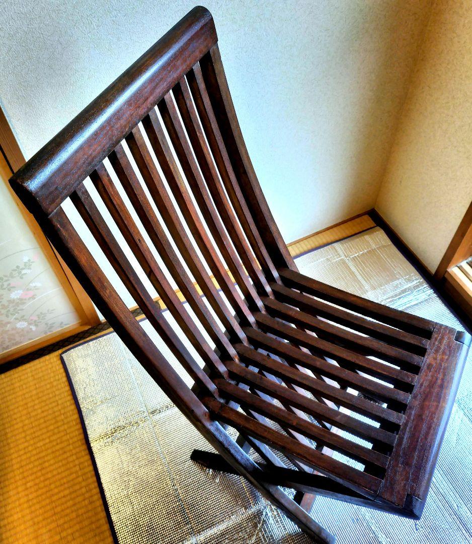 木製折りたたみ椅子 　ガーデンチェア 2脚セット　おまけ付き