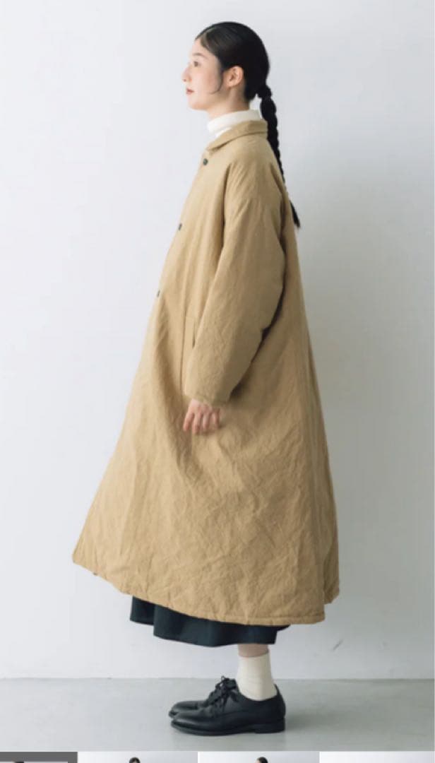 Yarmo ベージュ ロングコート