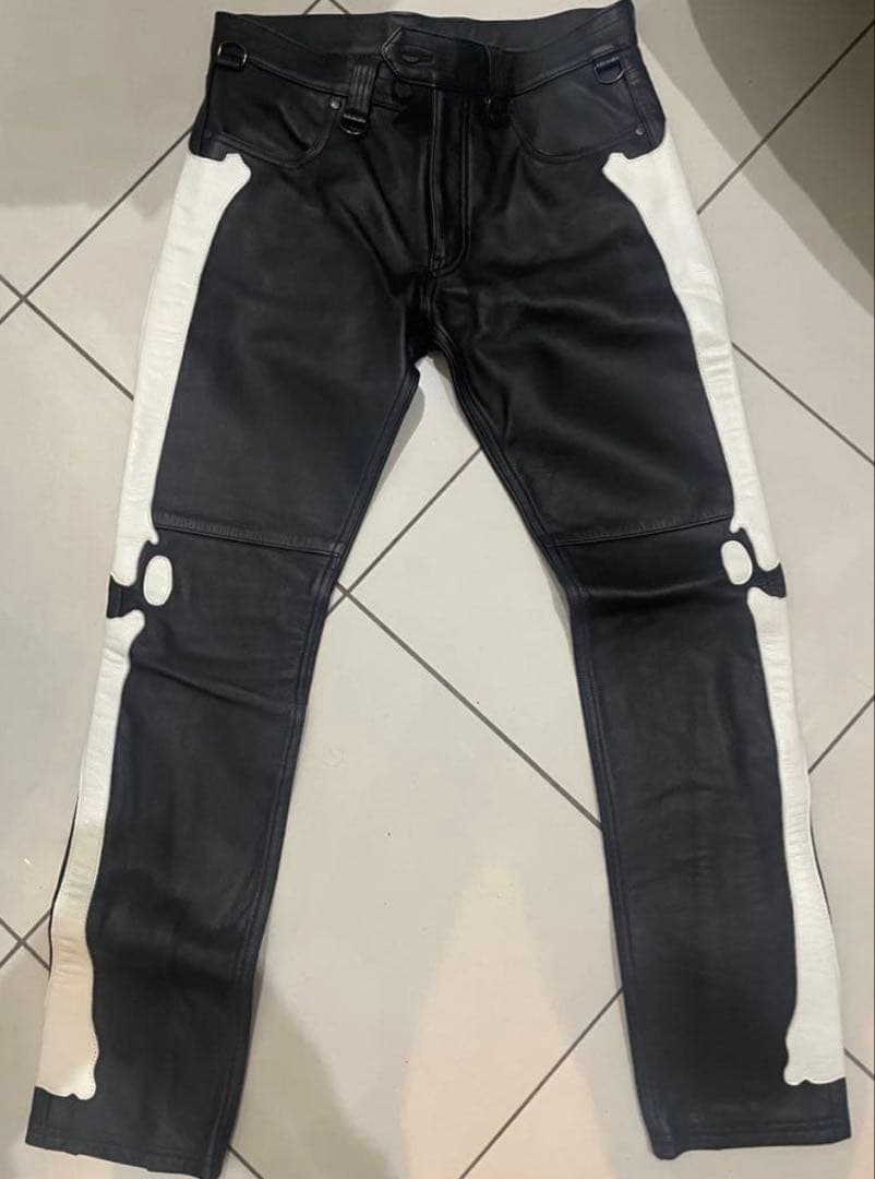 完売品レア！ブラックミーンズ blackmeans ボーンレザーパンツ
