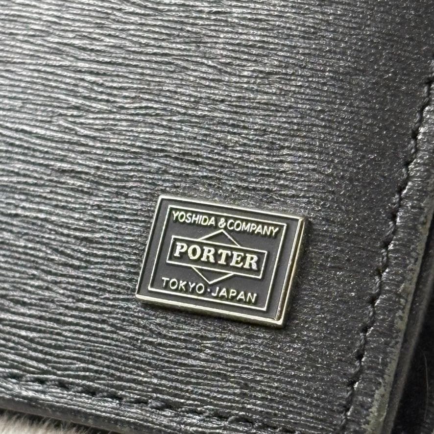 良品　PORTER　ポーター　カレント　CURRENT　財布　黒　ウォレット