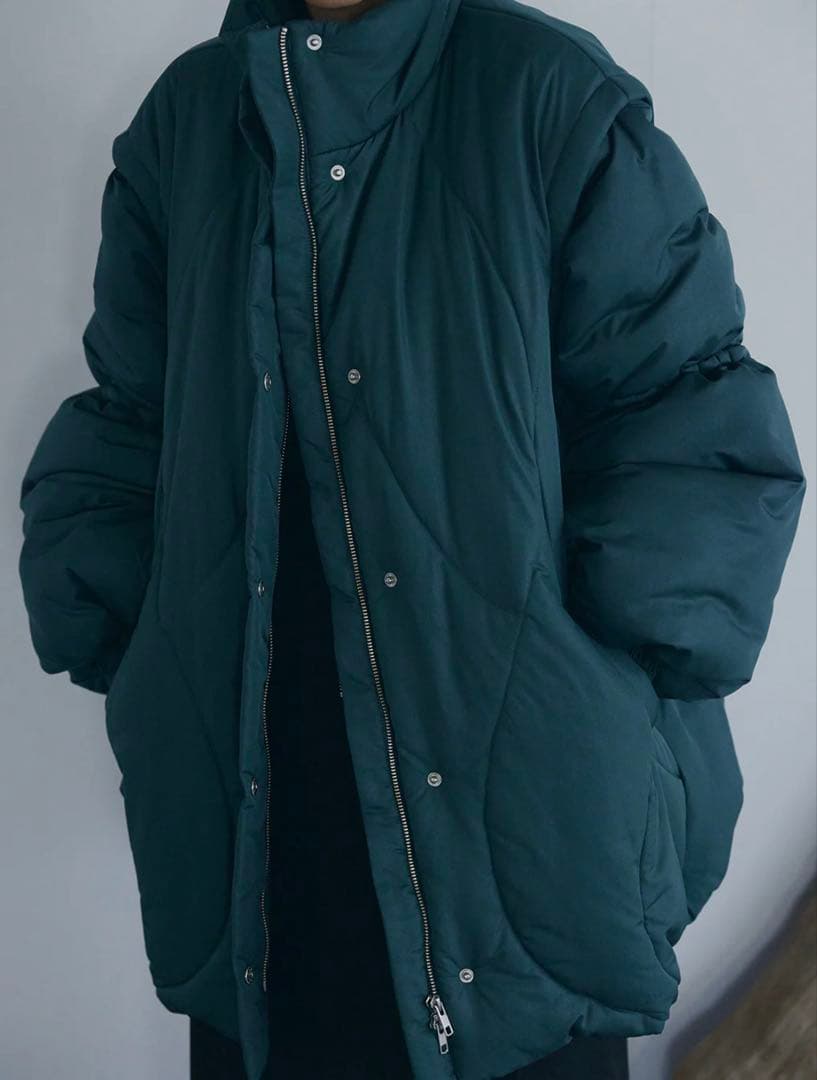 AMERI アメリ 2WAY WAVE STITCH PADDED JACKET