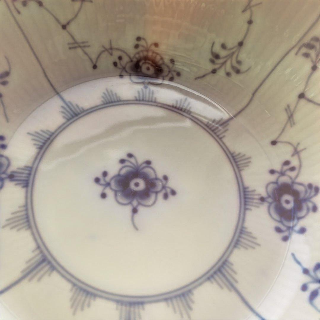 ロイヤルコペンハーゲン ブルーフルーテット　プレイン　ディーププレートセット