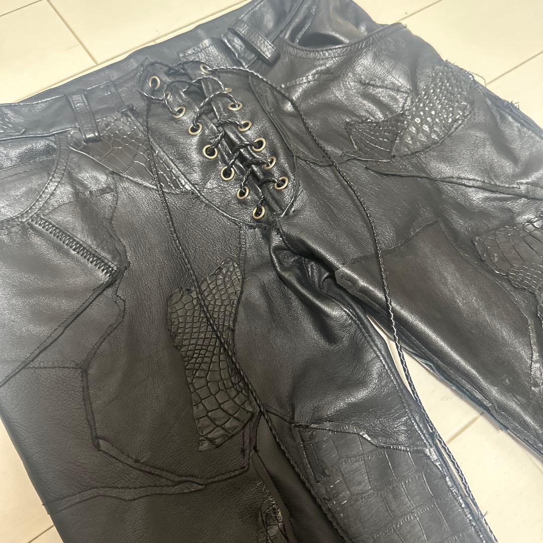 パンツ lgb ifsixwasnine leather pants archive