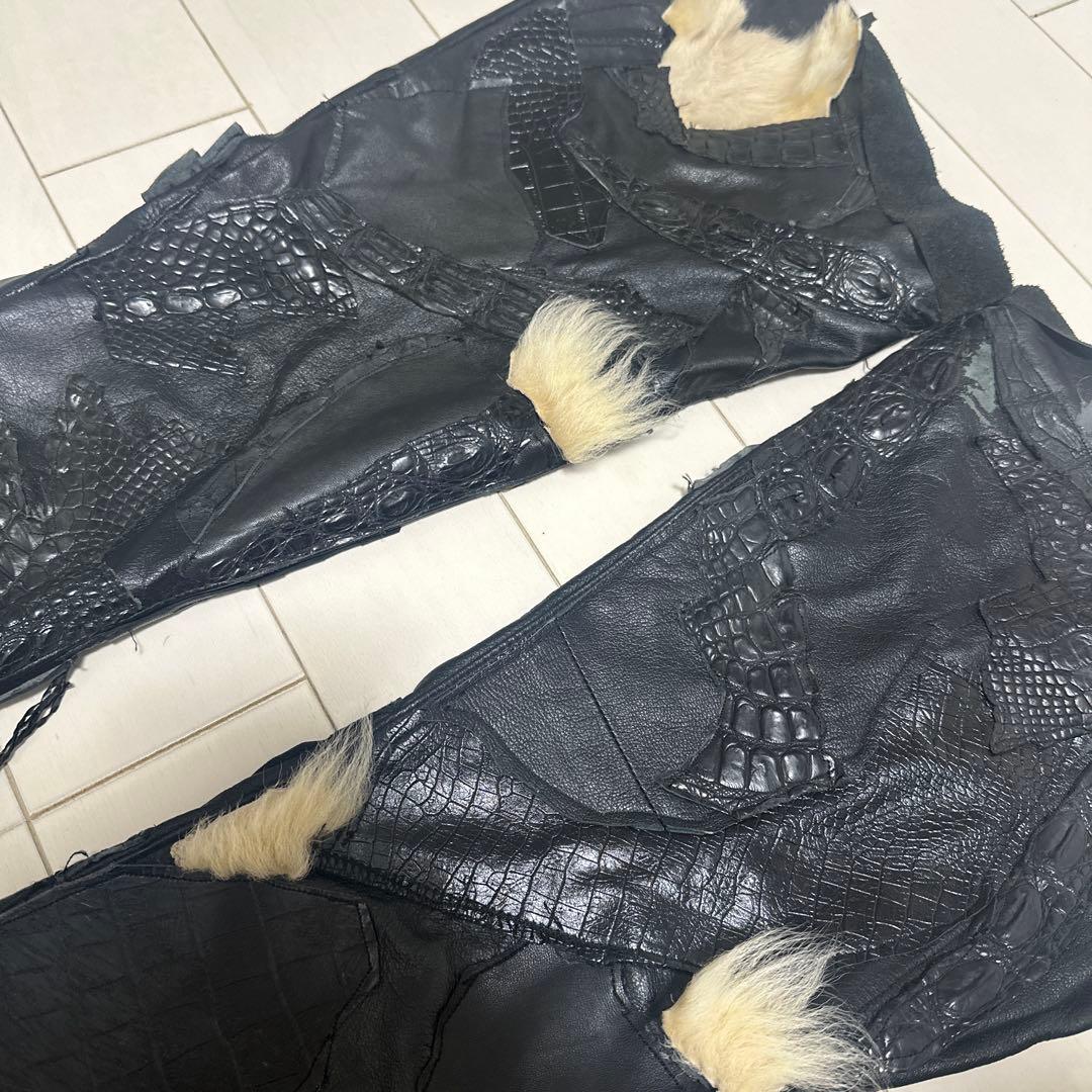 パンツ lgb ifsixwasnine leather pants archive