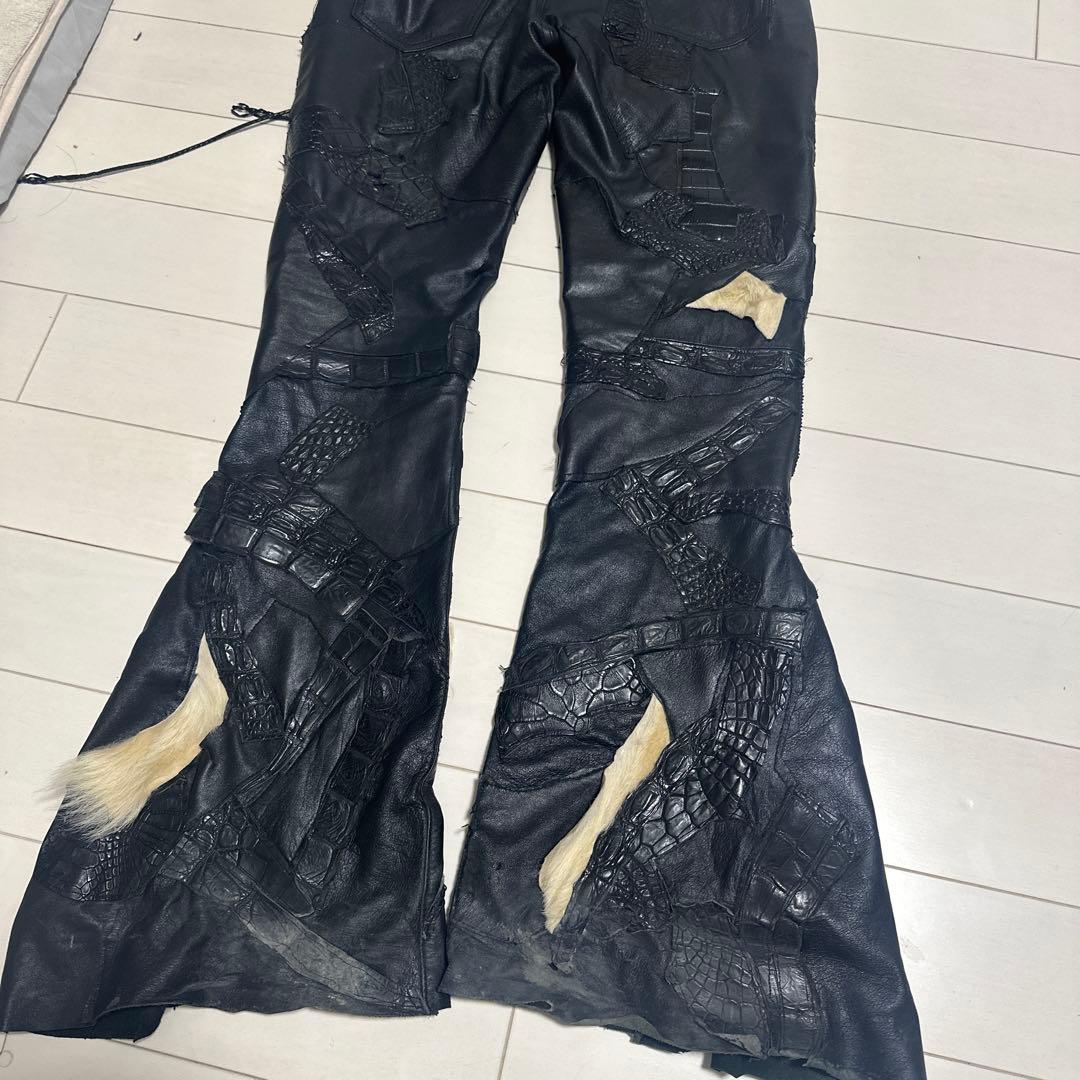 パンツ lgb ifsixwasnine leather pants archive