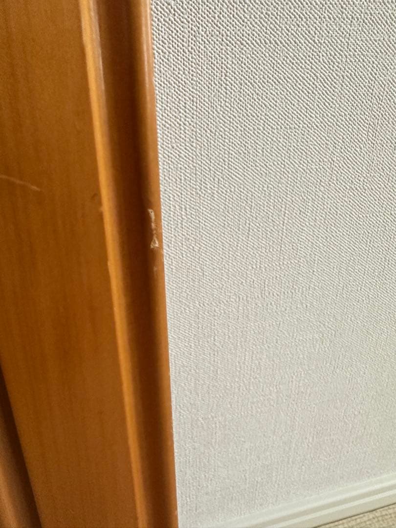 木製スタンドミラー 大きめ ブラウン