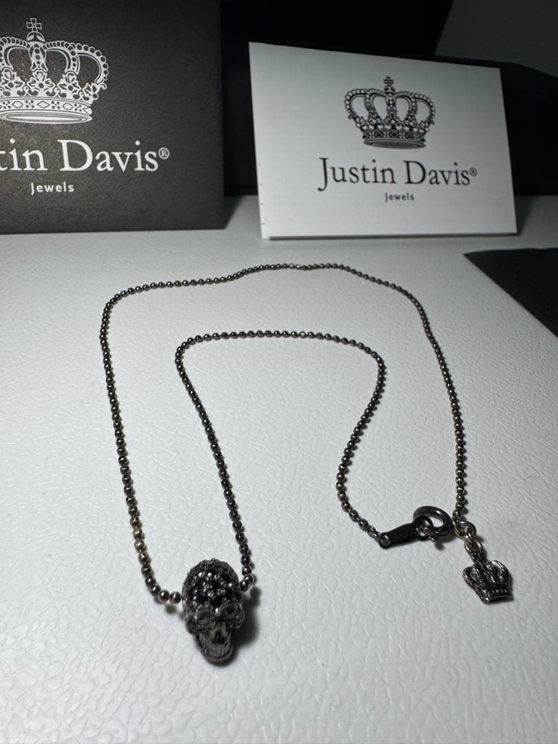 ジャスティンデイビス【Justin Davis】SNJ510ブラック　ネックレス