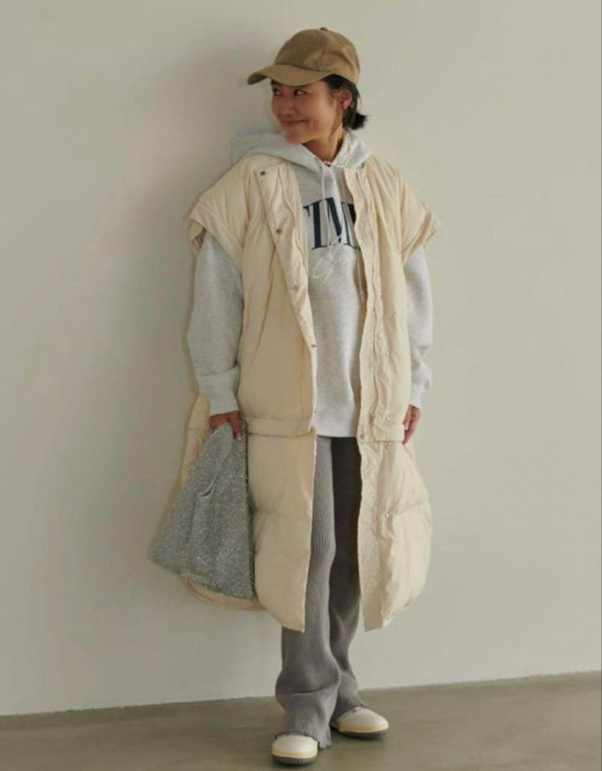 菅*き様 金子綾 for emmi eco マルチウェイ ダウンコート サイズ0