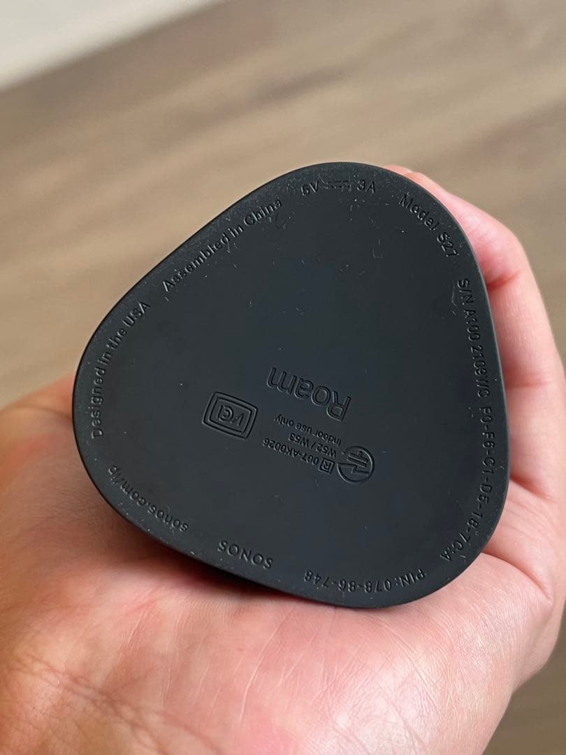 SONOS ROAMワイヤレススピーカー ブラック