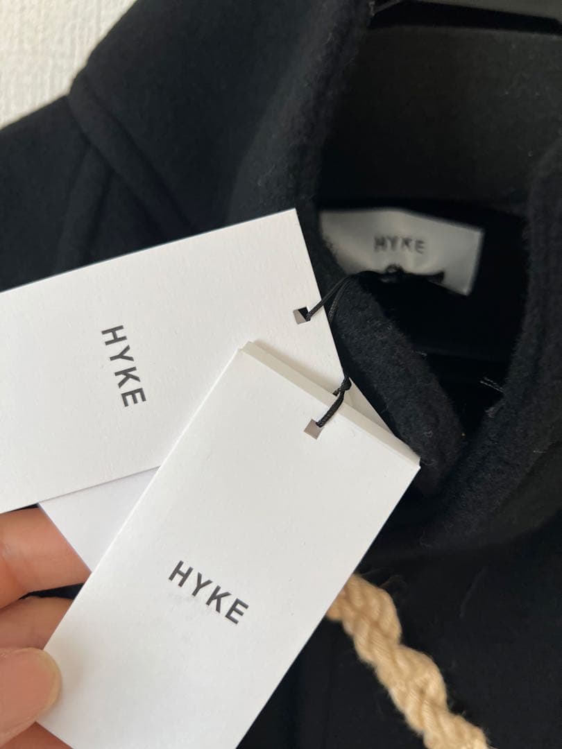 HYKE /ハイク ロングダッフルコート新品未使用 レア サイズ2