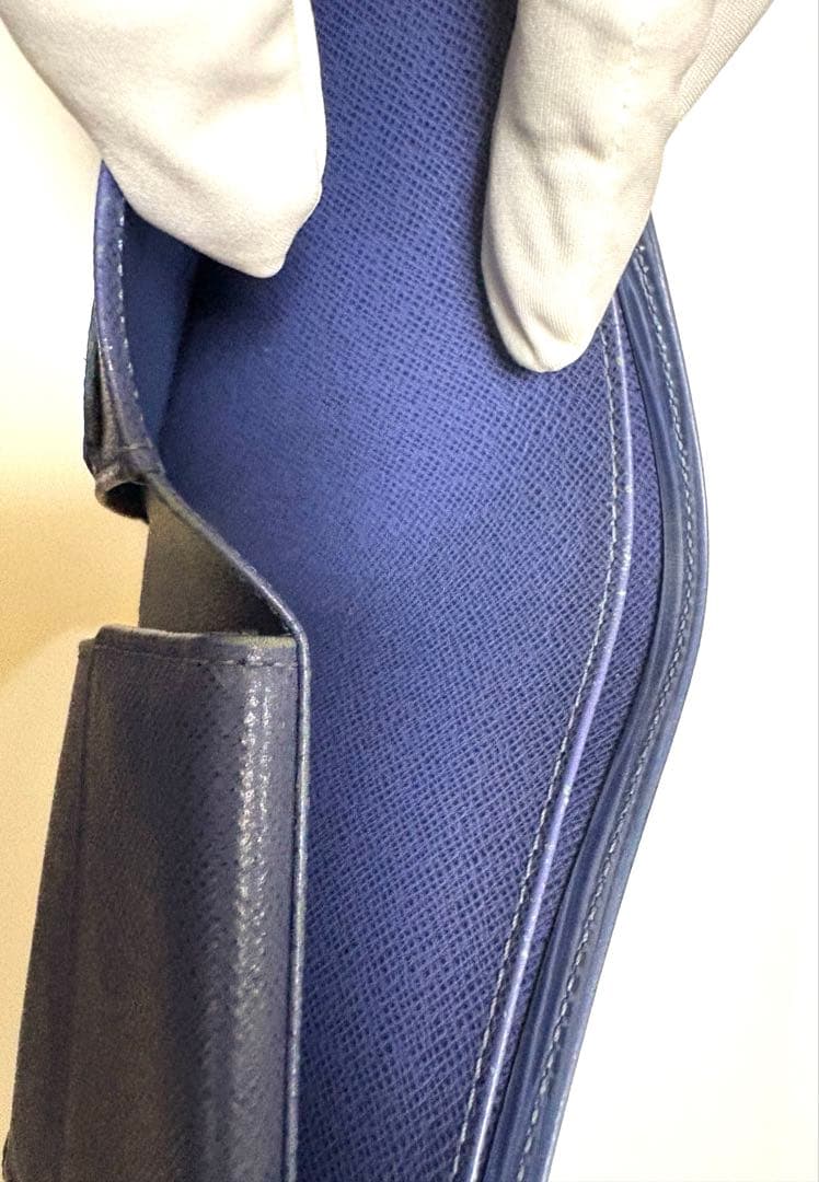 専用　Louis Vuitton エピ　ネイビー 二つ折り財布