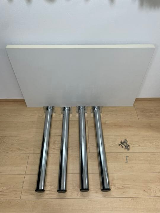 デスク 幅100cm 光沢ホワイト/机/学習/PC/在宅テレワーク