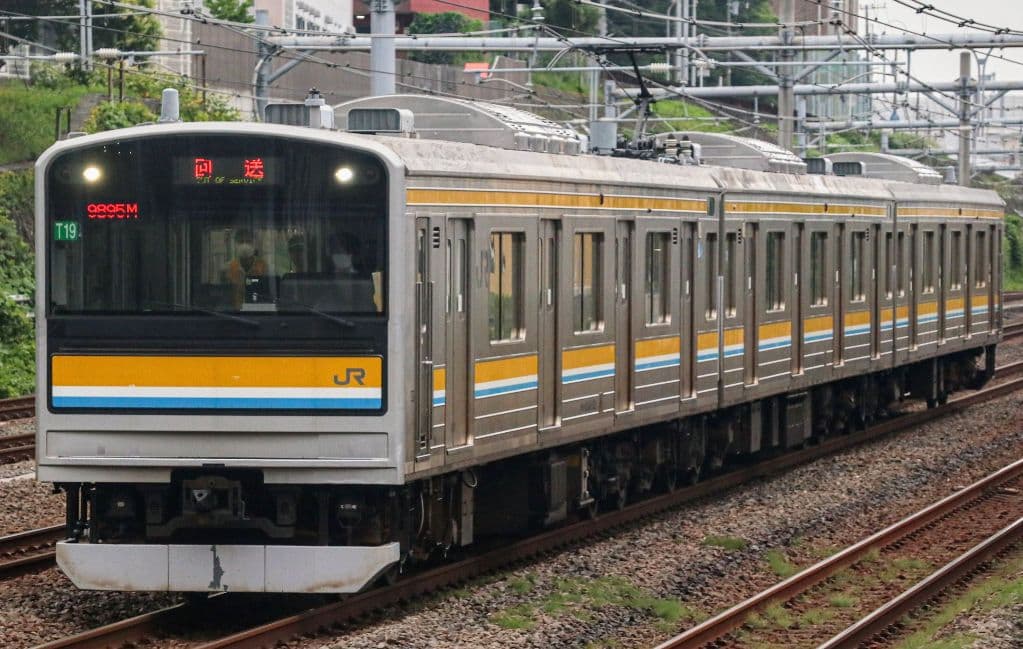 限定1品　JR東日本仙石線　205系3100番代 ３人掛け座席　座面（普通座席）