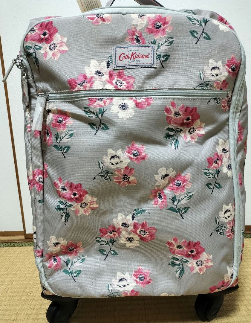Cath Kidston キャビンバッグ　スモールアネモネ　 グレー