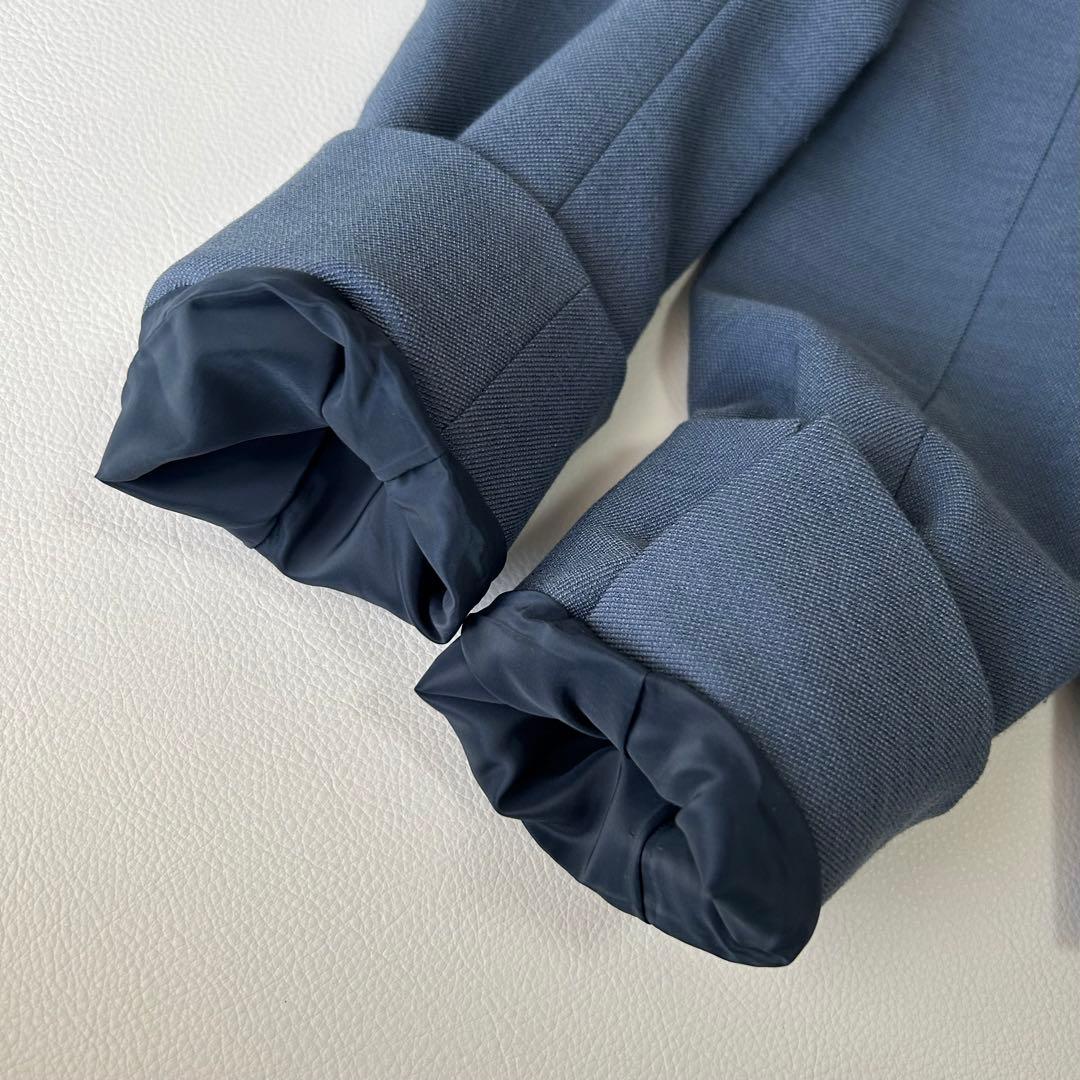 グリーンレーベル セットアップ スーツ ノーラペルジャケット ブルー 36