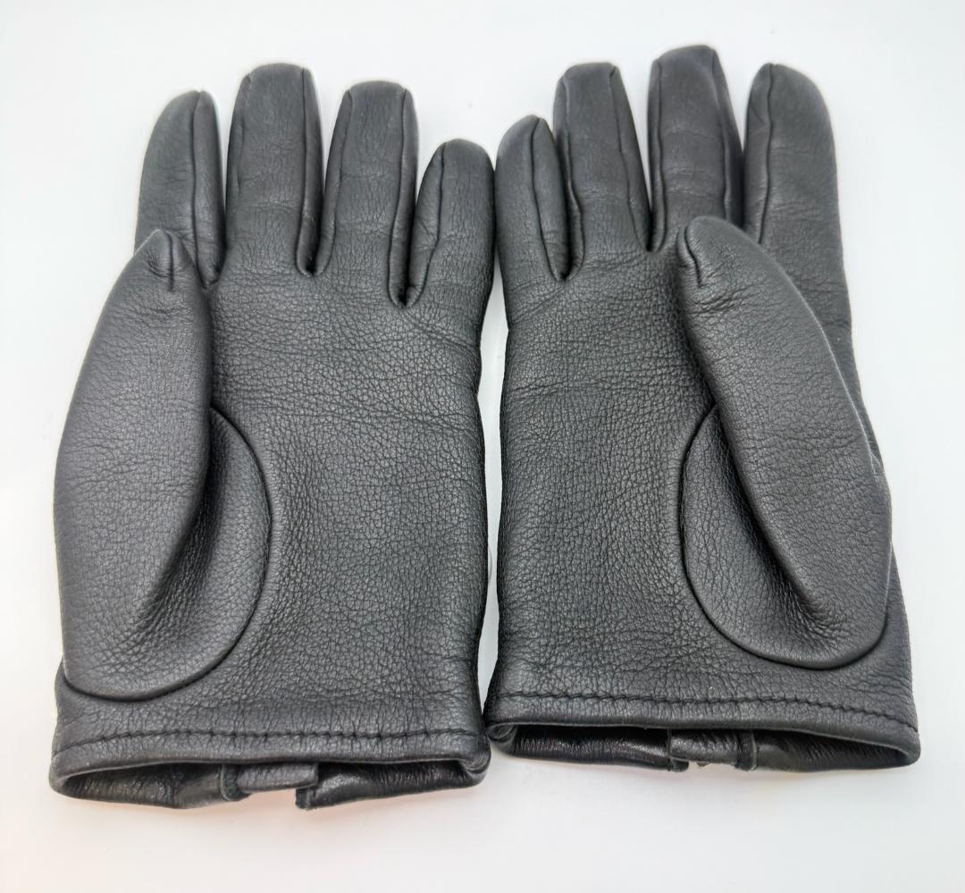 CHROME HEARTS DAGGERZIP レザー 手袋 サイズ8 ブラック