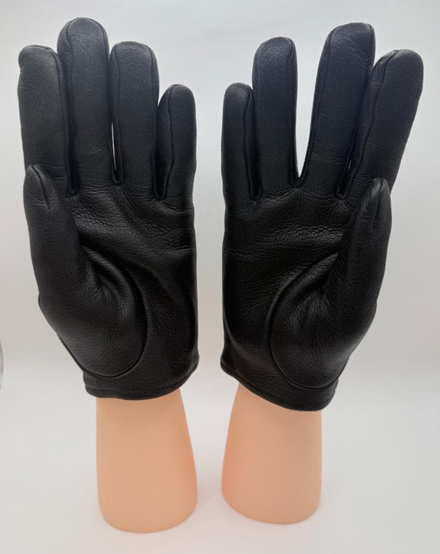 CHROME HEARTS DAGGERZIP レザー 手袋 サイズ8 ブラック