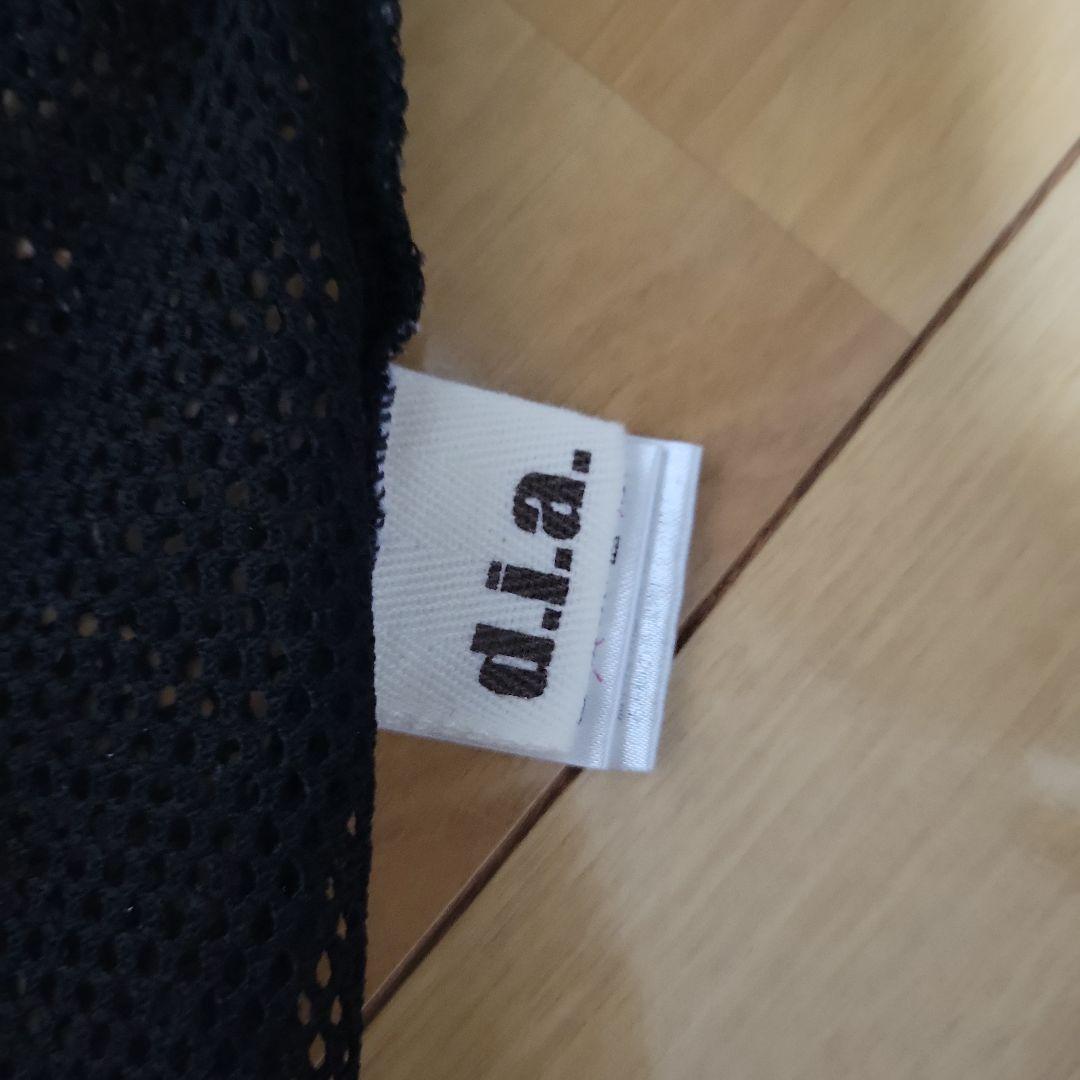 d.i.a. メッシュタンクトップ カトリックデザイン
