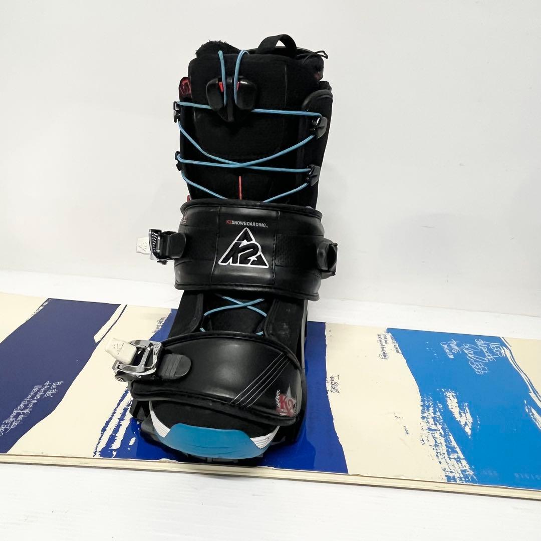 SALOMON MOSS REAL555 スノボセット　スノーボード モス　K2