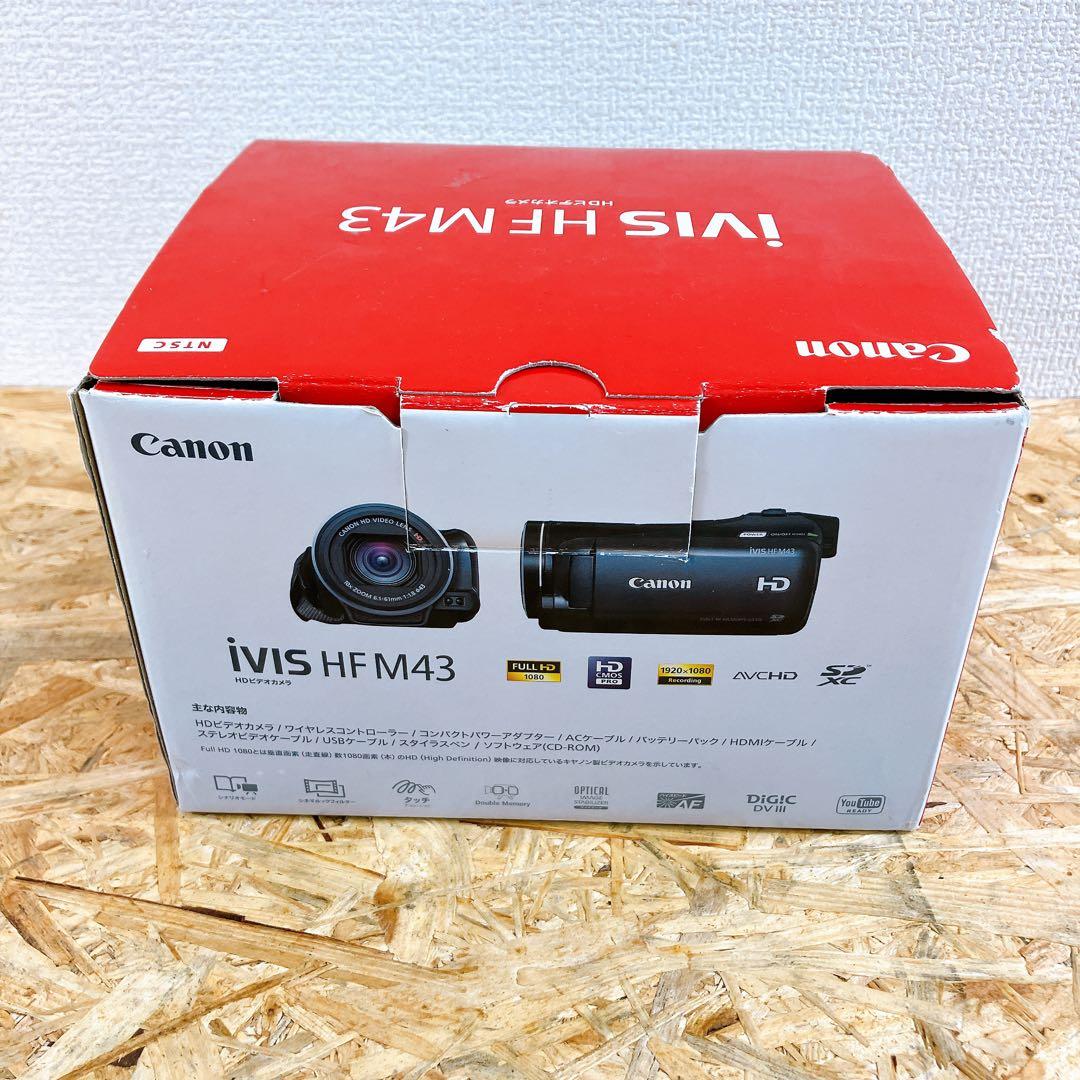 【動作確認済】 Canon IVIS HF M43 キャノン ビデオカメラ