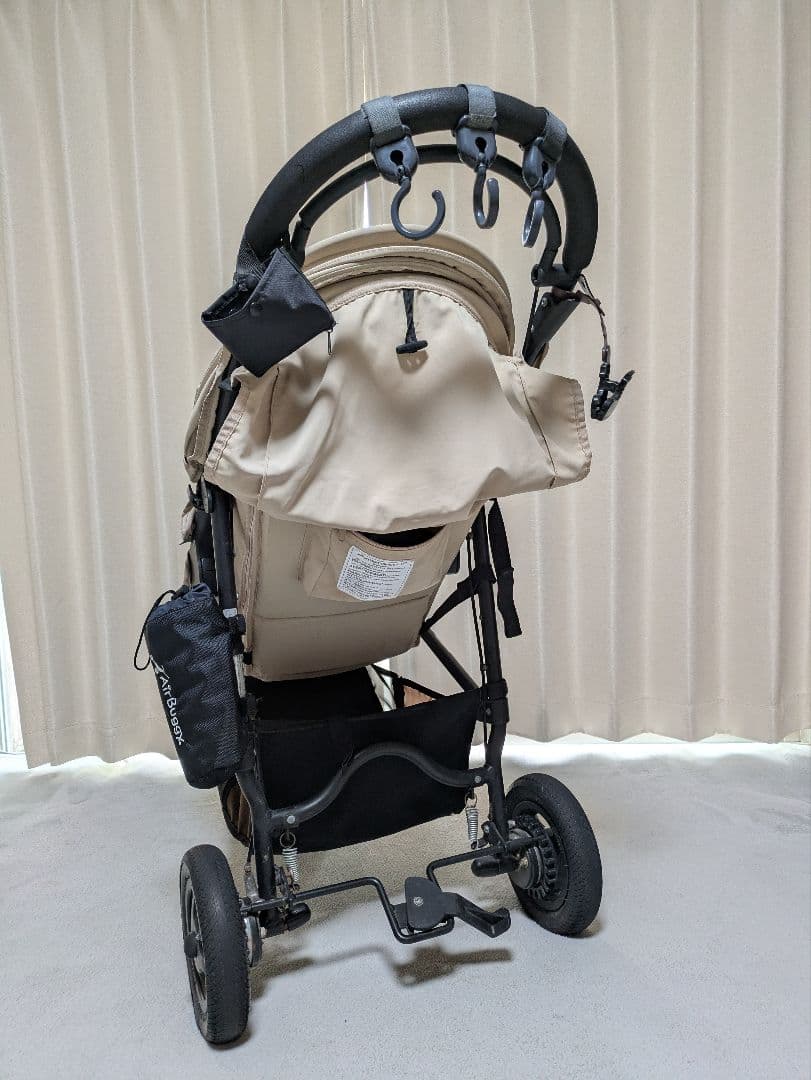 【新生児対応】Air Buggy ベビーカー 日よけ付き＆チャイルドシート
