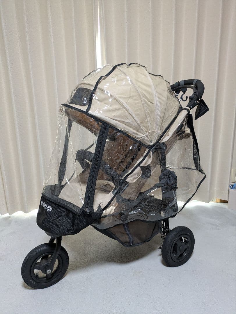 【新生児対応】Air Buggy ベビーカー 日よけ付き＆チャイルドシート