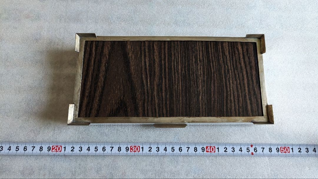 銀製シガレットケース　721g　アンティーク