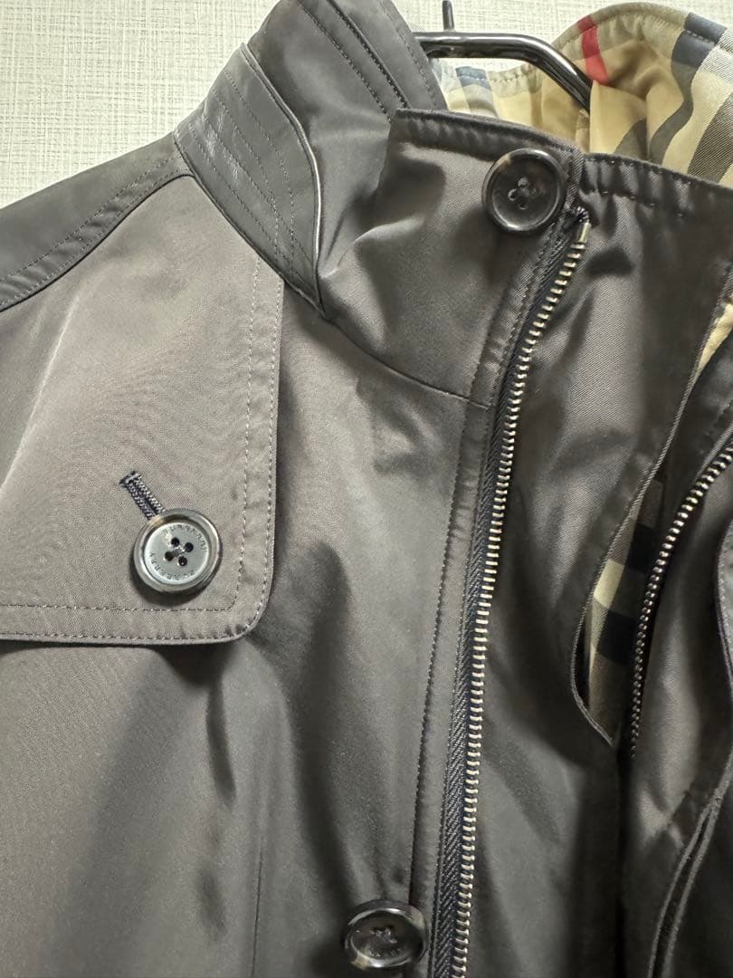 【美品】BURBERRY LONDON ライナー付コート ブラック
