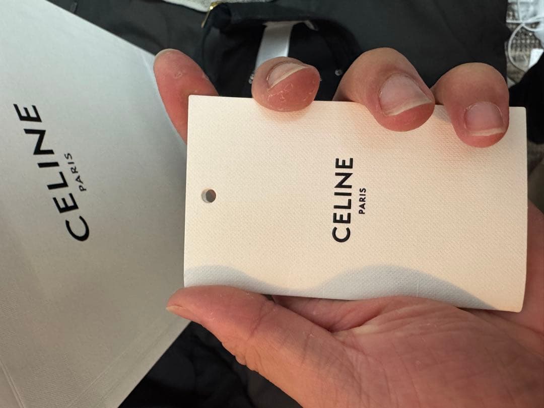 celine キャップ　セリーヌ　黒