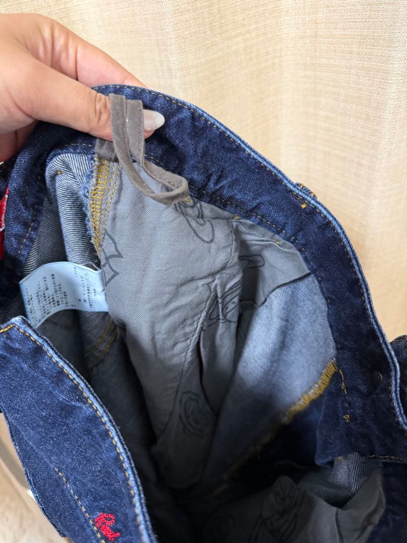 ヴィヴィアンウエストウッド　レッドレーベル　ダークブルー デニム ワイドパンツ