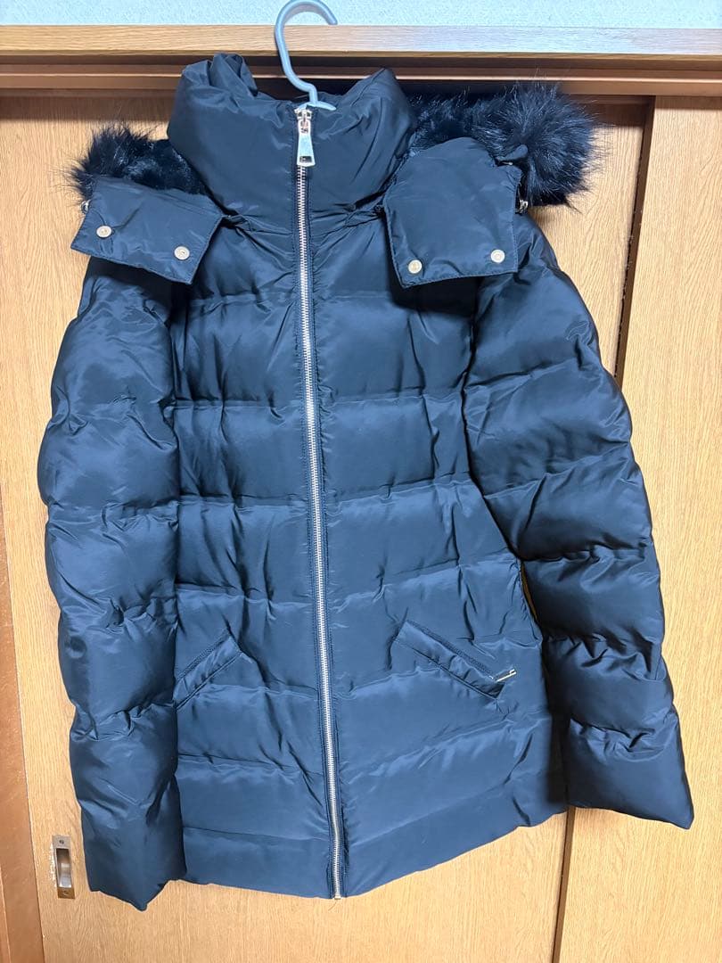 zara フード付きダウンジャケット