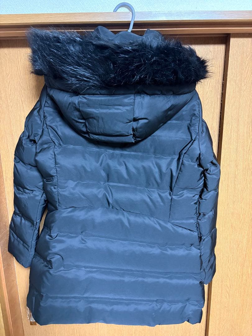 zara フード付きダウンジャケット