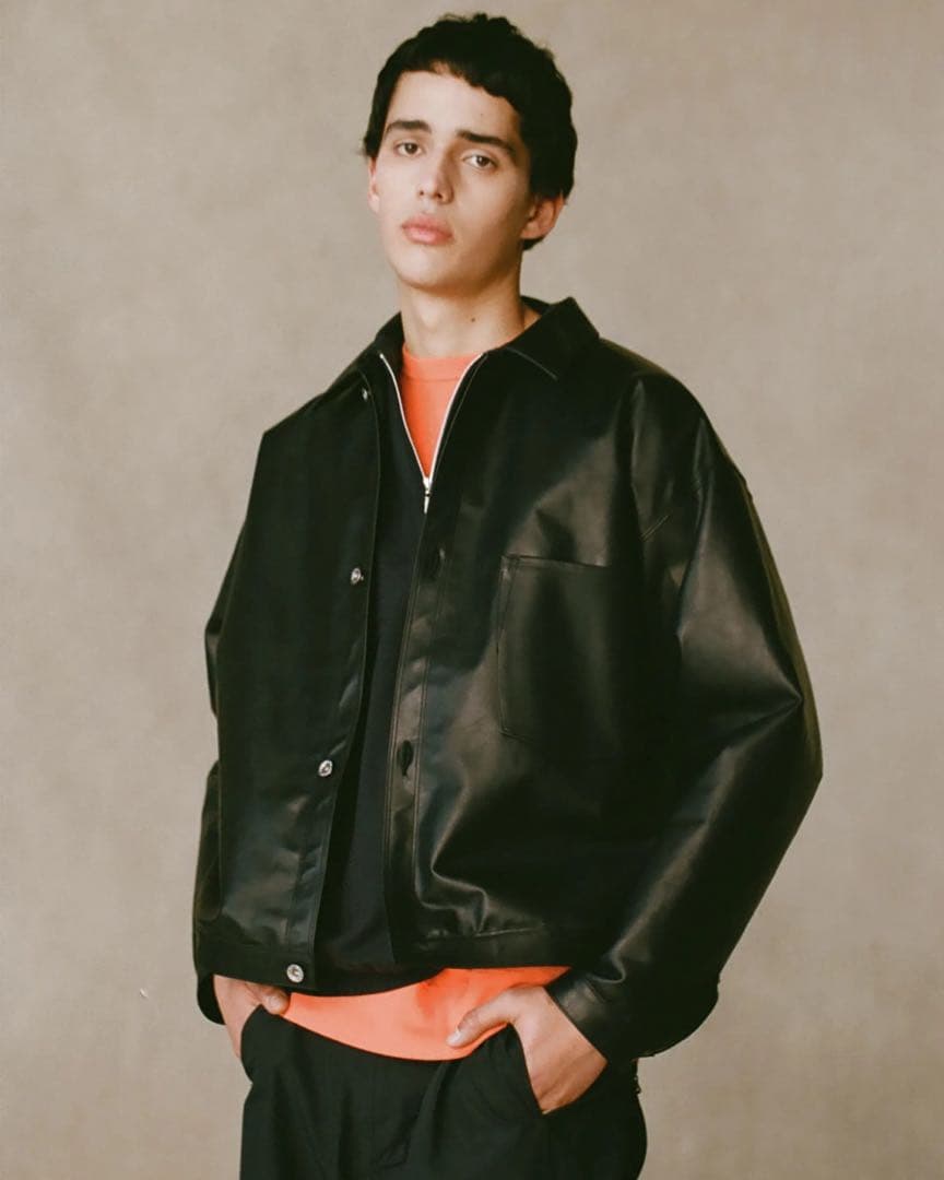 最終価格！NICENESS GUNN OILED LEATHER TRUCKER