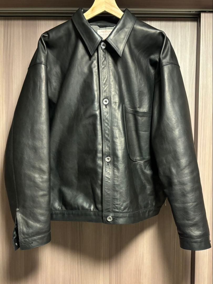 最終価格！NICENESS GUNN OILED LEATHER TRUCKER