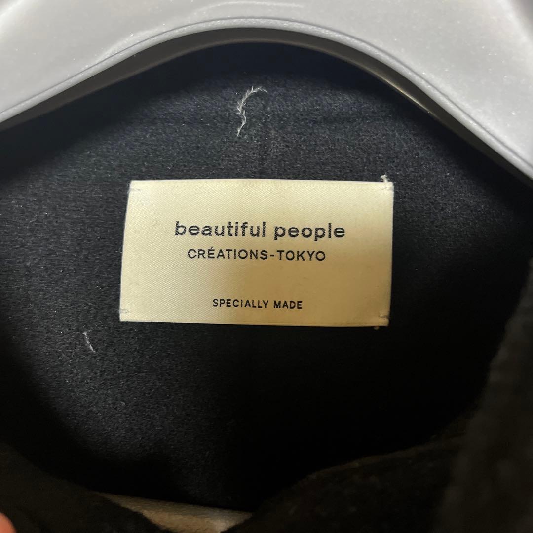 beautifulpeopleビューティフルピープルダッフルコート150ブラック