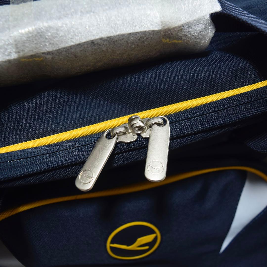 新品 LUFTHANSA ドイツ航空会社 ルフトハンザ ボストンバッグ 2way