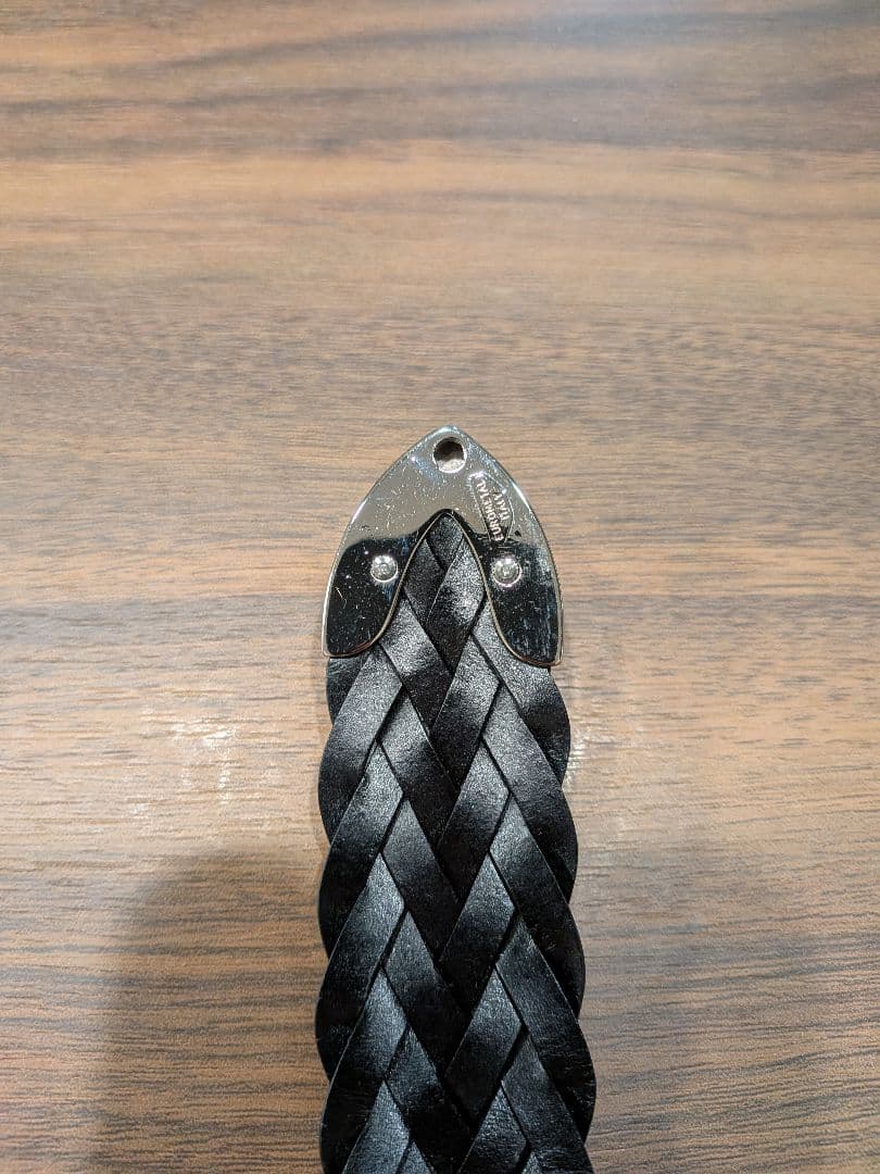 Saddler's サドラーズ ベルト メッシュ 幅3cm カーフ レザー 黒